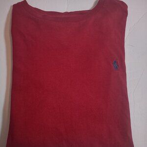 Polo Ralph Lauren Men's T-Shirt Size Medium Red Short Sleeve Crew Neck Tee